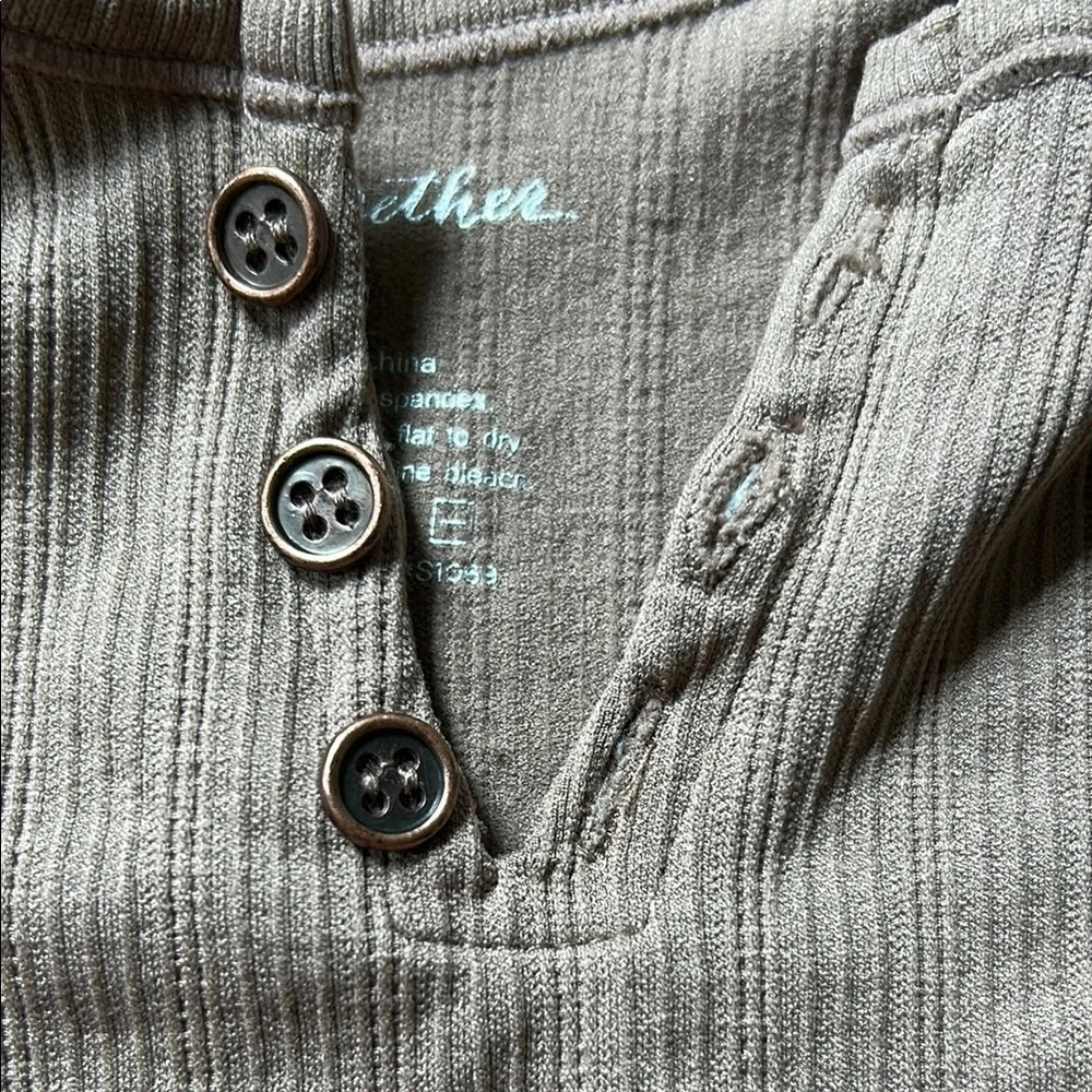 🌿By Together Taupe Ribbed Tank Top🌿 - Picture 3 of 4